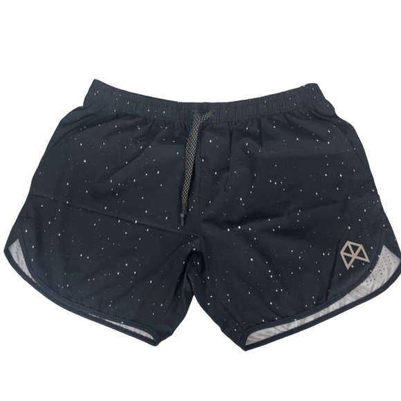 rawgear Other - Rawgear Mens Dotted Print Shorts Size XL Black With White Dot Print New